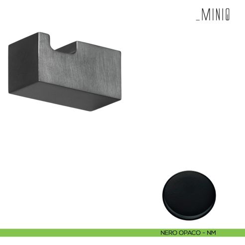 Appenditutto a parete Colombo Design serie MiniQ neromat