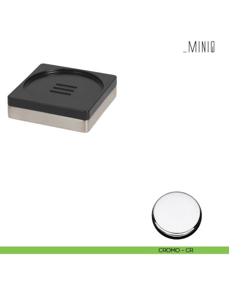 Porta sapone d'appoggio Colombo Design serie MiniQ cromo