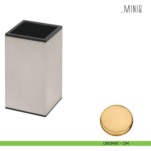 Porta bicchiere d'appoggio Colombo Design serie MiniQ oromat