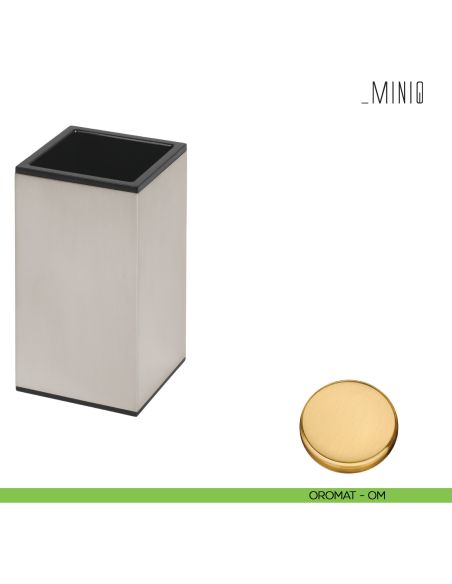 Porta bicchiere d'appoggio Colombo Design serie MiniQ oromat