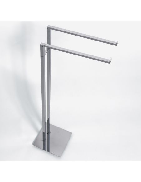 Piantana con due porta salvietta Colombo Design serie MiniQ