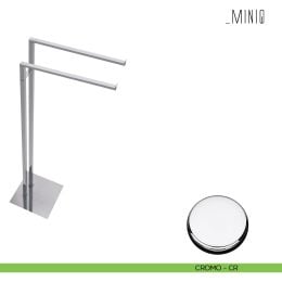 Piantana con due porta salvietta Colombo Design serie MiniQ 2