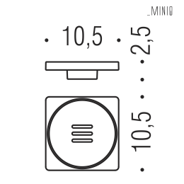 Porta sapone Colombo Design MiniQ