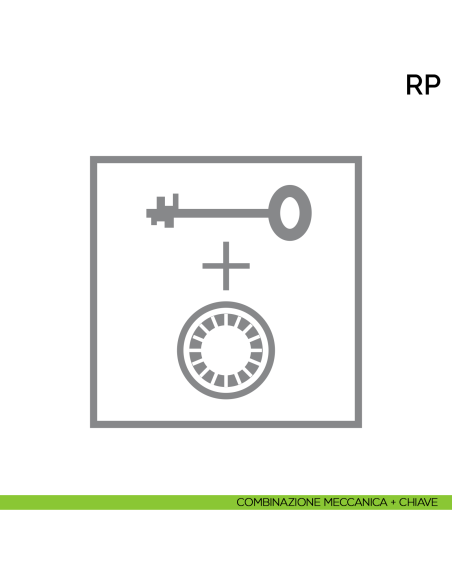 Cassaforte professionale a mobile Bordogna RP 40 - combinazione meccanica + chiave