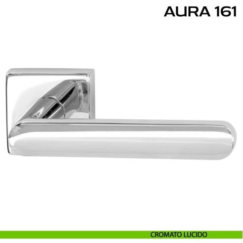 Maniglia per porta Aura 161 Reguitti cromato lucido