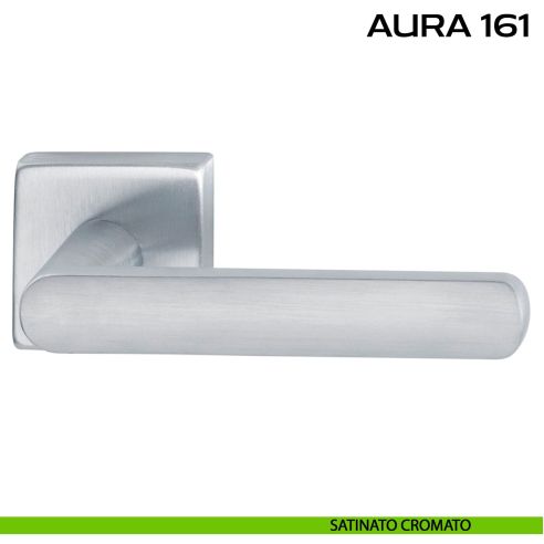 Maniglia per porta Aura 161 Reguitti satinato cromato