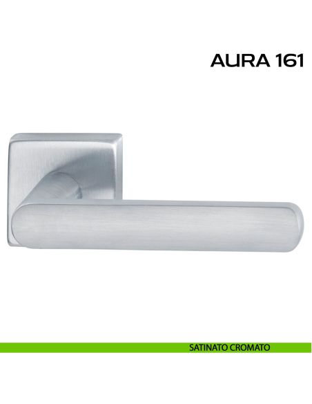 Maniglia per porta Aura 161 Reguitti satinato cromato