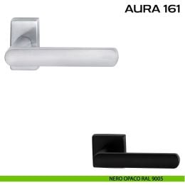 Maniglia per porta Aura 161 Reguitti con rosetta rettangolare 2
