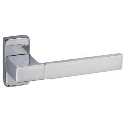 Maniglia per porta B-Mini 143 Reguitti con rosetta rettangolare