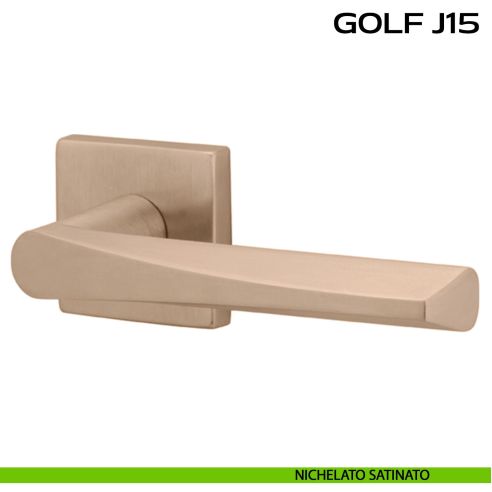 Maniglia per porta Golf J15 Reguitti Nichelato satinato
