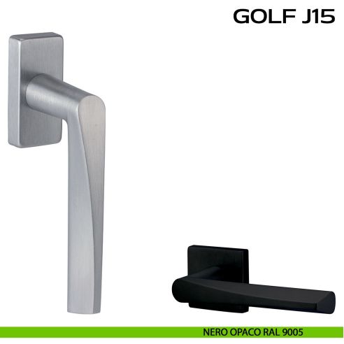 Maniglia per finestra martellina Golf J15 Reguitti nero