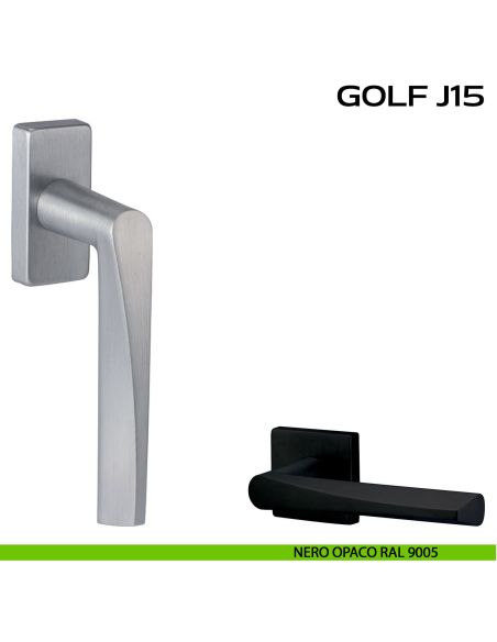 Maniglia per finestra martellina Golf J15 Reguitti nero