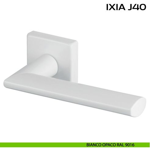 Maniglia per porta IXIA J40 Reguitti bianco