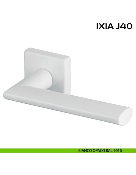 Maniglia per porta IXIA J40 Reguitti bianco