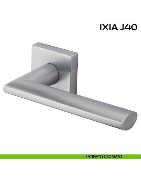 Maniglia per porta IXIA J40 Reguitti satinato cromato