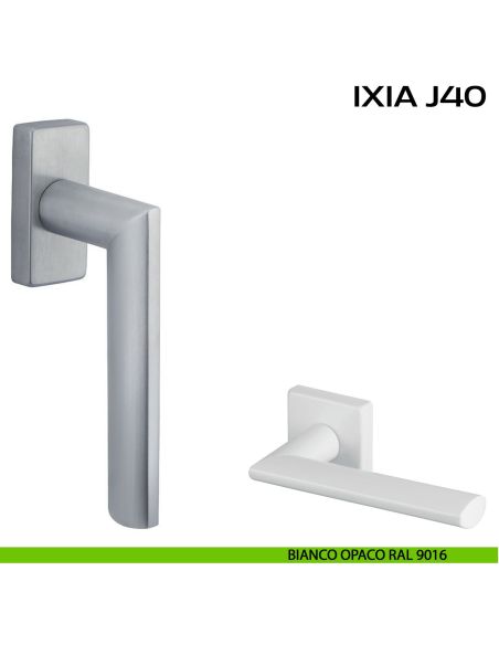 Maniglia per finestra martellina Ixia J40 Reguitti bianco