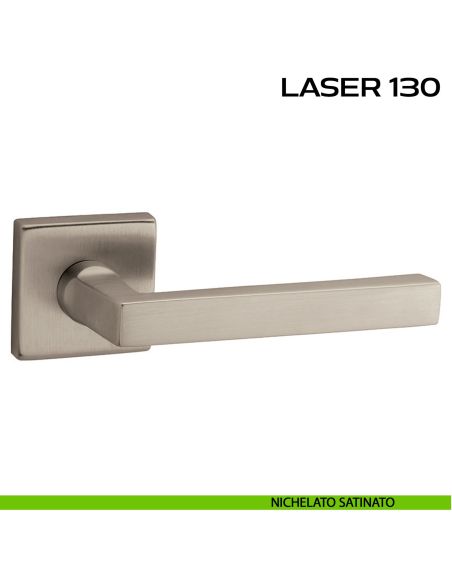 Maniglia per porta Laser 130 Reguitti nichelato satinato