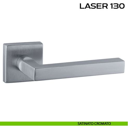 Maniglia per porta Laser 130 Reguitti satinato cromato