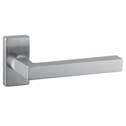 Maniglia per porta Laser 130 Reguitti con rosetta rettangolare