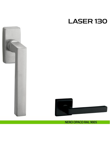 Maniglia per finestra martellina Laser 130 Reguitti nero