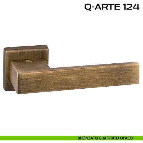 Maniglia per porta Q-Arte 124 Reguitti bronzo