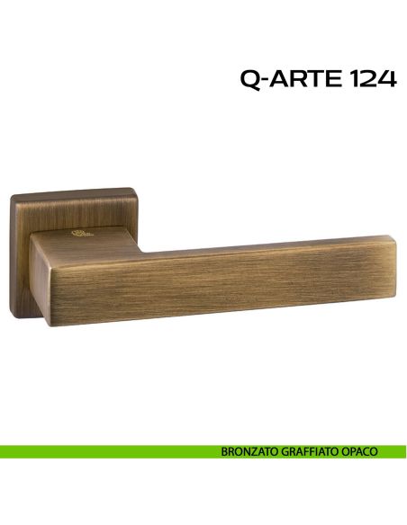 Maniglia per porta Q-Arte 124 Reguitti bronzo