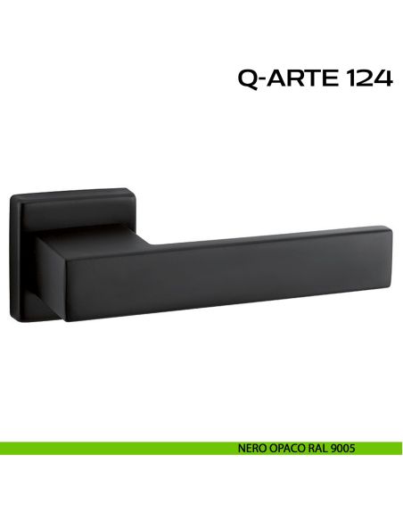 Maniglia per porta Q-Arte 124 Reguitti nero