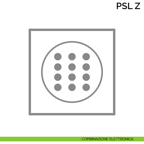 Armadio ignifugo a due battenti per custodia documenti Bordogna PSL 60 Z - combinazione elettronica