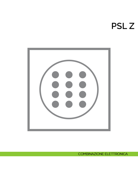 Armadio ignifugo a due battenti per custodia documenti Bordogna PSL 60 Z - combinazione elettronica