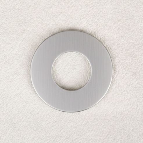 Rondella diametro 24 mm per foro maniglia fino a diametro 20 mm per maniglie Nuda Verum Italy - zincato bianco