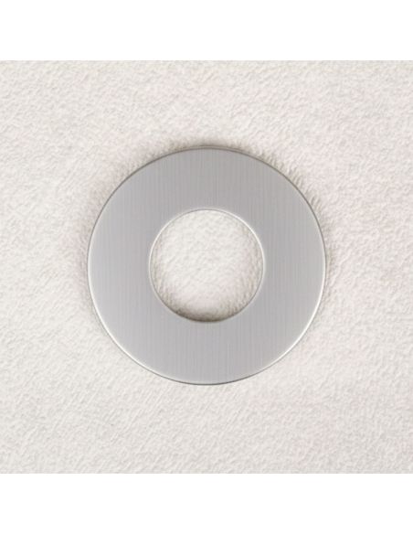 Rondella diametro 24 mm per foro maniglia fino a diametro 20 mm per maniglie Nuda Verum Italy - zincato bianco