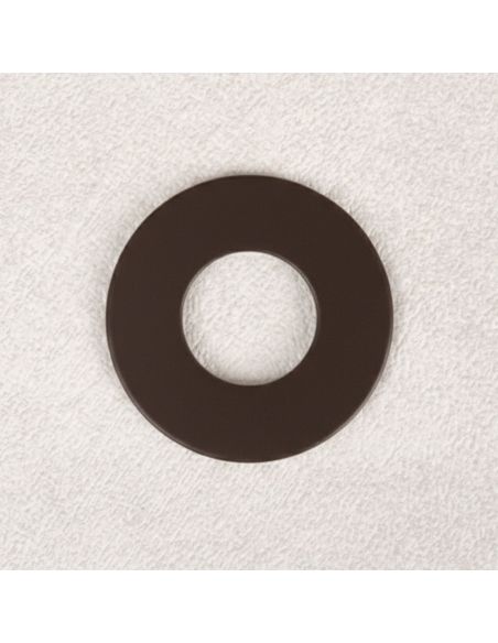 Rondella diametro 24 mm per foro maniglia fino a diametro 20 mm per maniglie Nuda Verum Italy - verniciato marrone