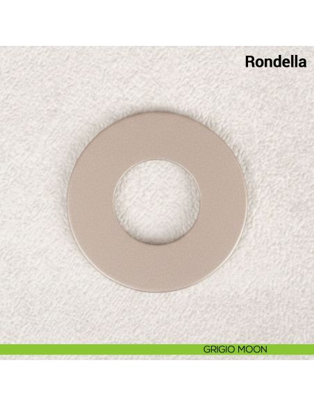 Rondella diametro 24 mm per foro maniglia fino a diametro 20 mm per maniglie Nuda Verum Italy - grigio moon
