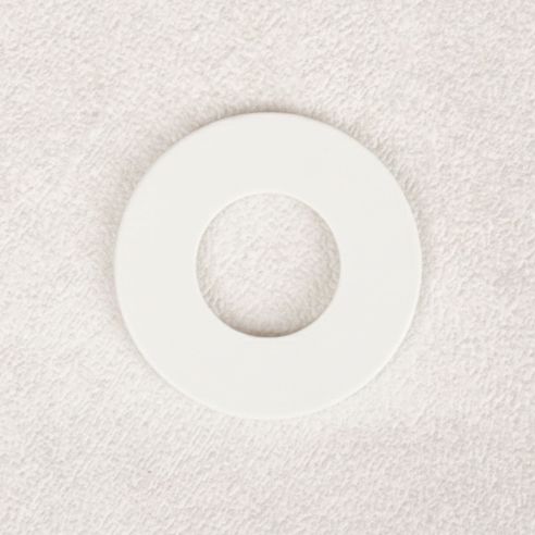 Rondella diametro 30 mm per foro maniglia fino a diametro 24 mm per maniglie Nuda Verum Italy - bianco monviso