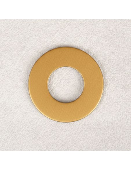 Rondella diametro 30 mm per foro maniglia fino a diametro 24 mm per maniglie Nuda Verum Italy - oro sahara