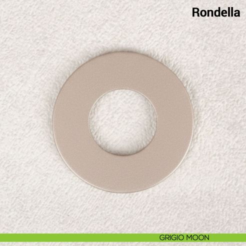Rondella diametro 30 mm per foro maniglia fino a diametro 24 mm per maniglie Nuda Verum Italy - grigio moon