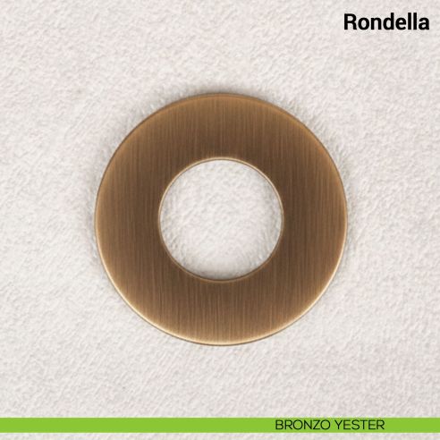 Rondella diametro 30 mm per foro maniglia fino a diametro 24 mm per maniglie Nuda Verum Italy - bronzo yester
