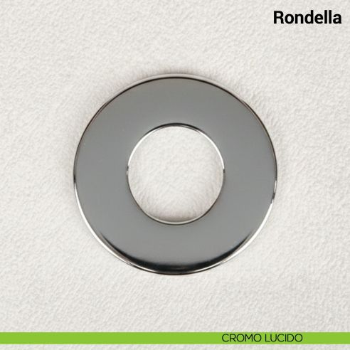 Rondella diametro 30 mm per foro maniglia fino a diametro 24 mm per maniglie Nuda Verum Italy - cromo lucido
