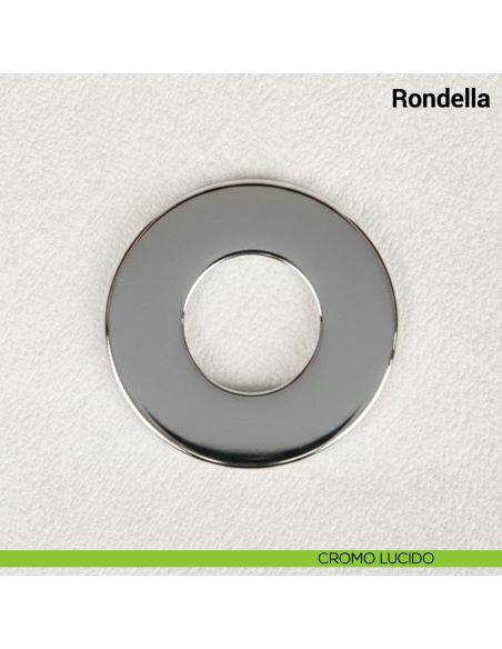 Rondella diametro 30 mm per foro maniglia fino a diametro 24 mm per maniglie Nuda Verum Italy - cromo lucido