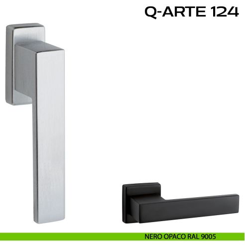 Maniglia per finestra martellina 124 Q-Arte Reguitti nero
