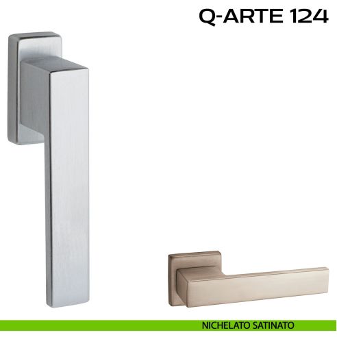 Maniglia per finestra martellina 124 Q-Arte Reguitti nichel