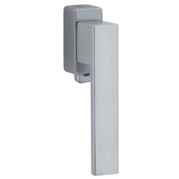 Maniglia per finestra DK con pulsante su placca Q-Arte 124 Reguitti