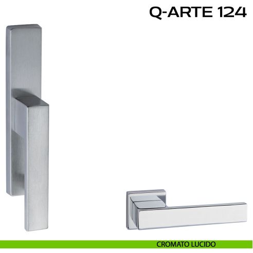 Maniglia per finestra cremonese Q-Arte 124 Reguitti lucido