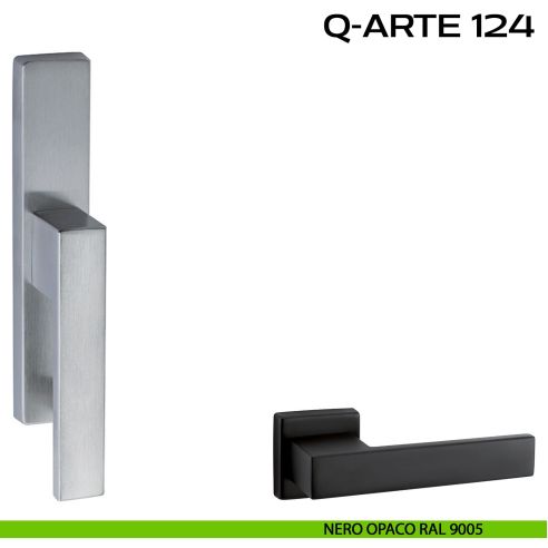 Maniglia per finestra cremonese Q-Arte 124 Reguitti nero