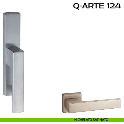 Maniglia per finestra cremonese Q-Arte 124 Reguitti nichel