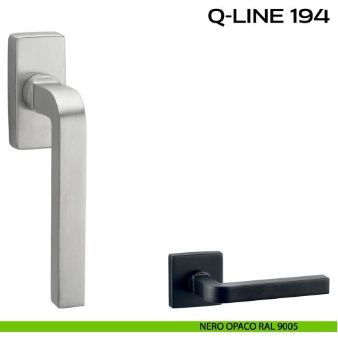 Maniglia per finestra martellina Q-Line 194 Reguitti nero