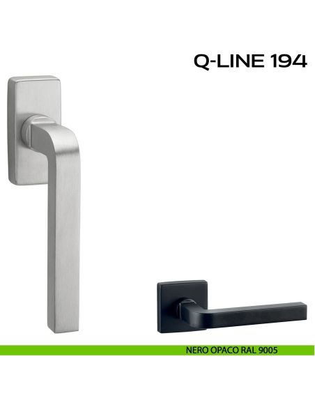 Maniglia per finestra martellina Q-Line 194 Reguitti nero