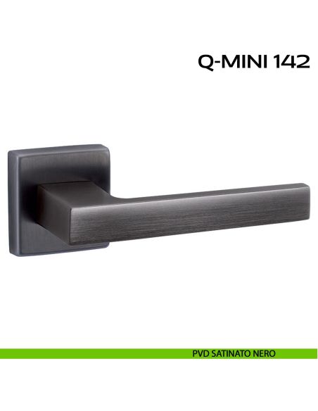 Maniglia per porta Q-Mini 142 Reguitti pvd nero