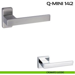 Maniglia per porta Q-Mini 142 Reguitti con rosetta rettangolare 2