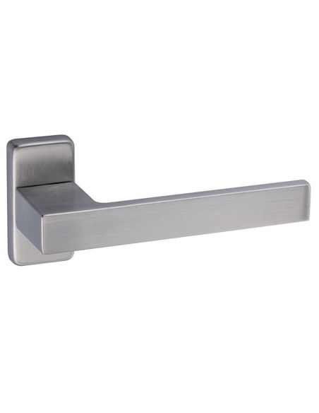 Maniglia per porta Q-Mini 142 Reguitti con rosetta rettangolare